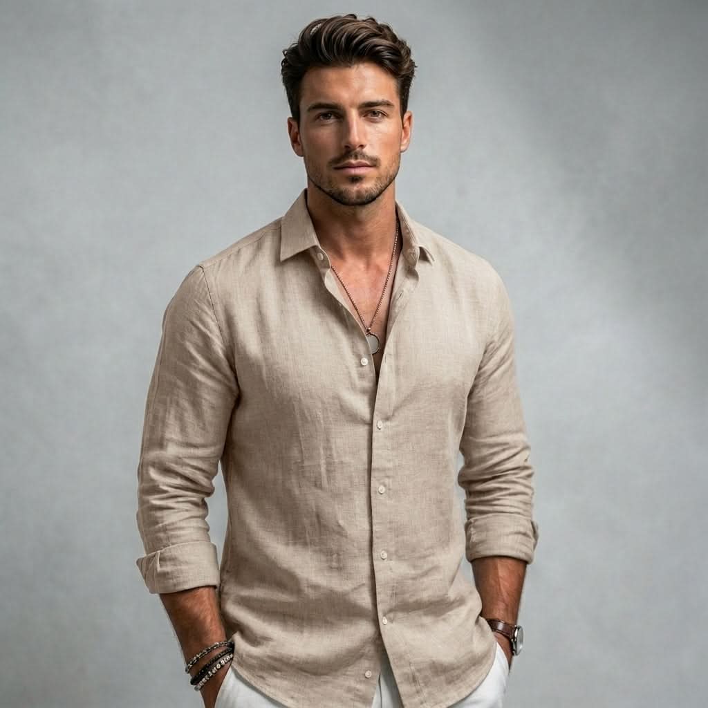 Solaro Coastal Shirt - Khaki