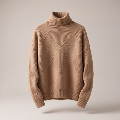 Solenne Elegant Summer Sweater - Brown