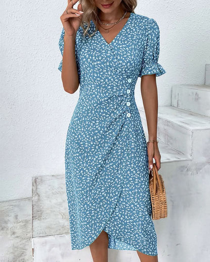 Solmere Flow Dress - Blue