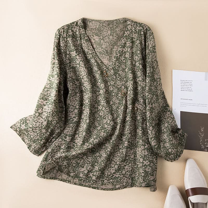 Somerset Linen Shirt - Green