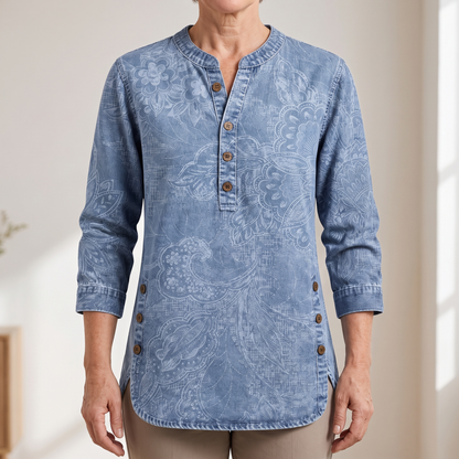 Sophie Elegant Button Blouse