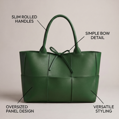 Sophisticated Leather-Look Tote