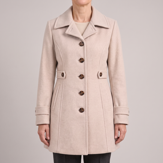 Sophisticated Longline Tailored Coat