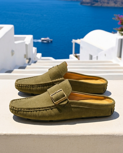 Sorrell Suede-Look Comfort Mules - Olive
