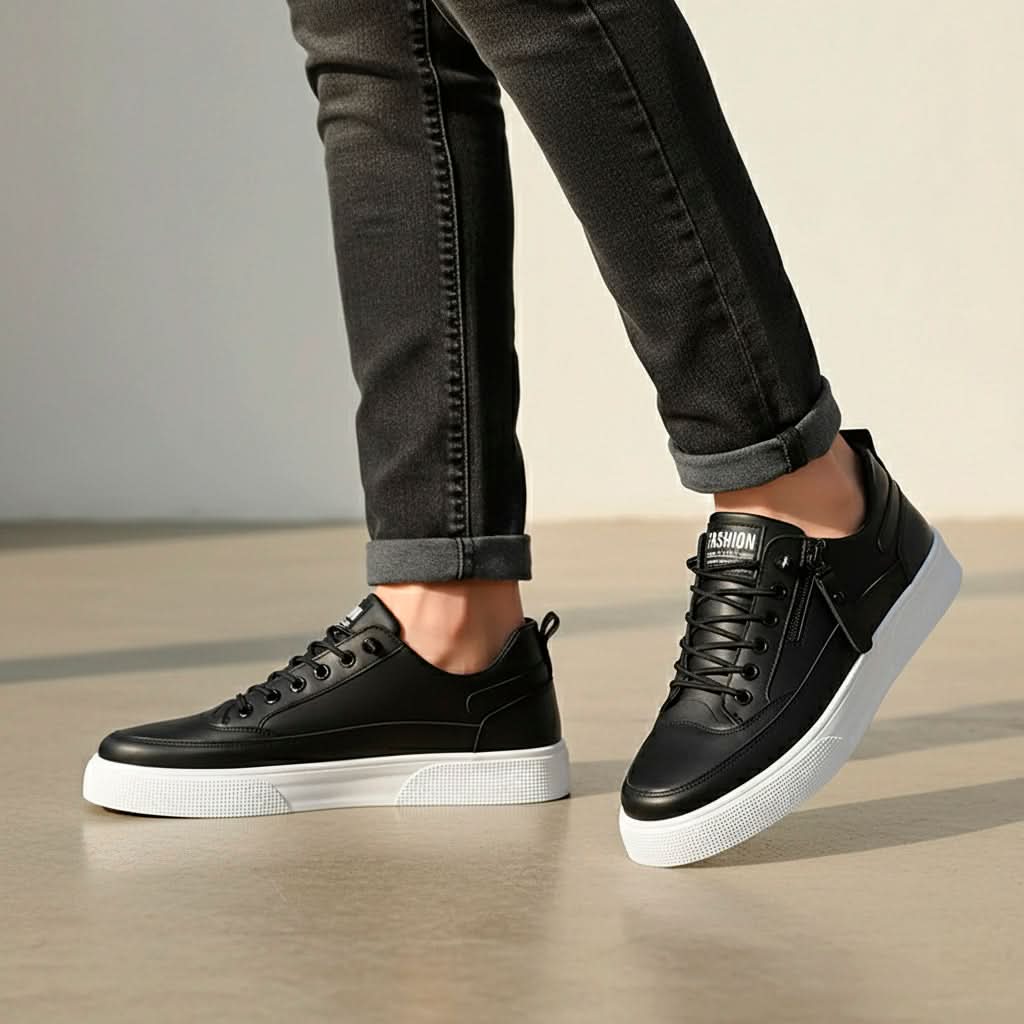 Sorrento Leather-Look Trainers