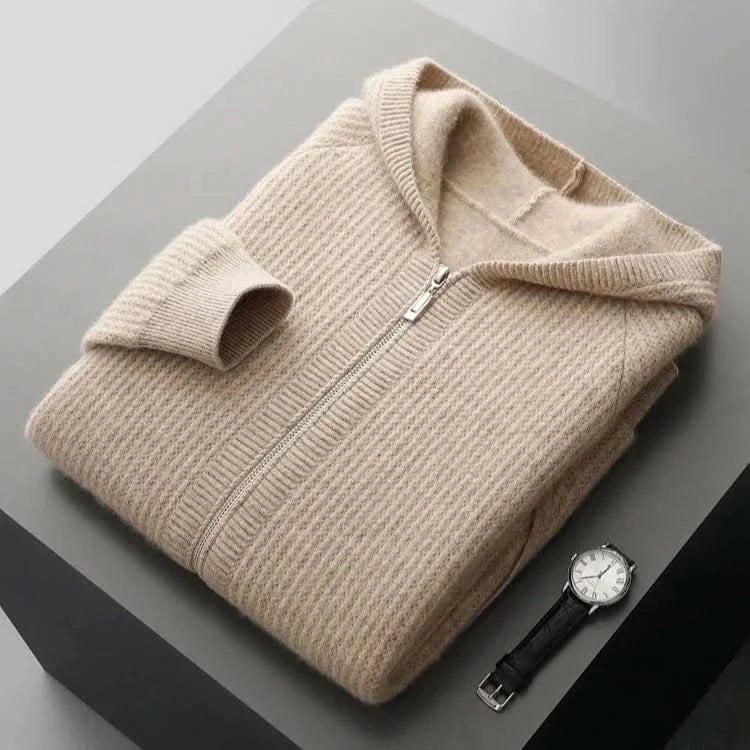 Sorrento Zip Hoodie - Beige