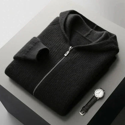 Sorrento Zip Hoodie - Black
