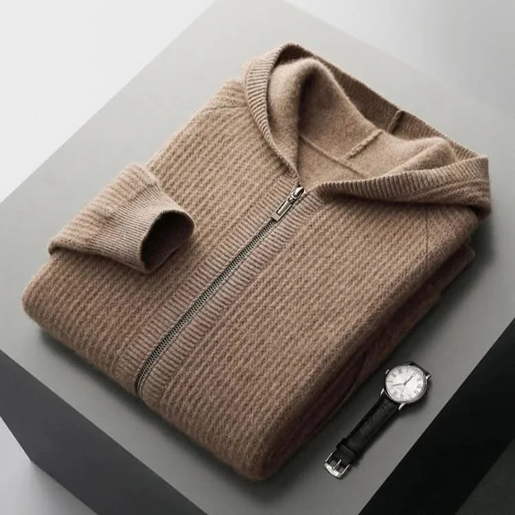 Sorrento Zip Hoodie - Camel