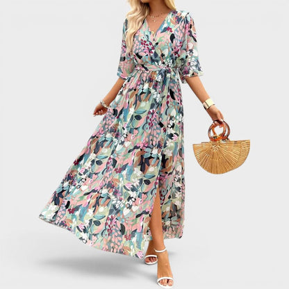 Springtime Maxi Dress - Multicolour