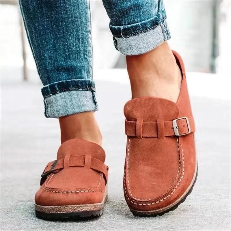 Sterling Easy Walk Shoes - Rust
