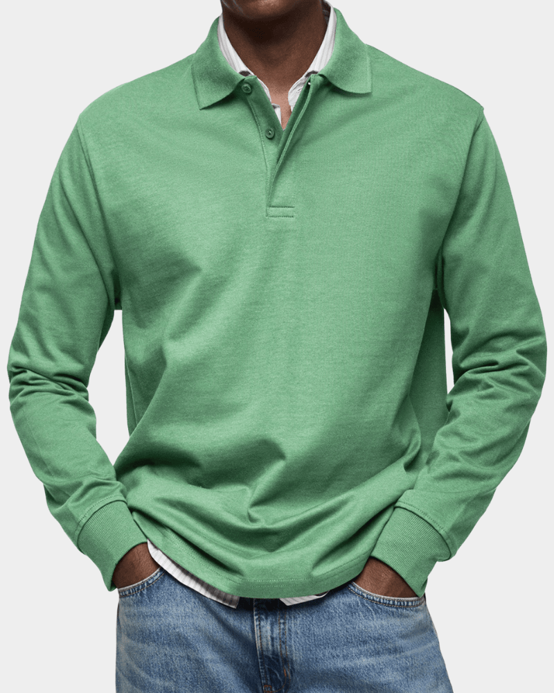 Sterling Spring Knit Polo - Green