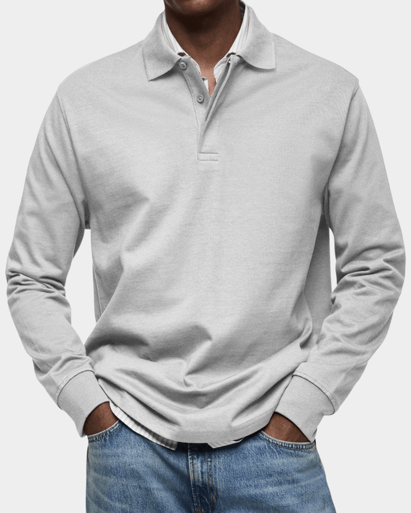 Sterling Spring Knit Polo - White