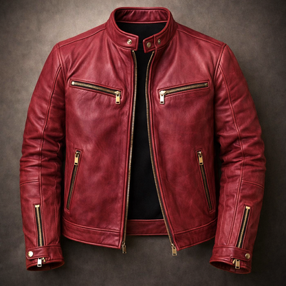 Stoneward Classic Jacket - Plum Red