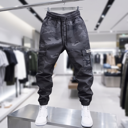Stormwick Camo Cargo Joggers - Navy