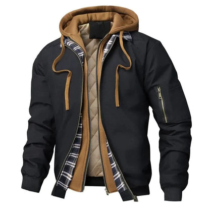 Stratton Warm Bomber Jacket - Black