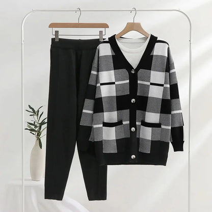 Sunday Soft-Knit 3-PIECE Set - Black