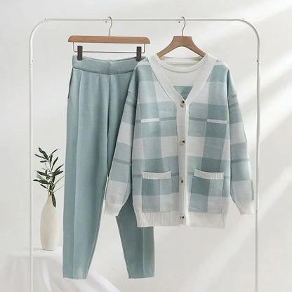 Sunday Soft-Knit 3-PIECE Set - Light Blue