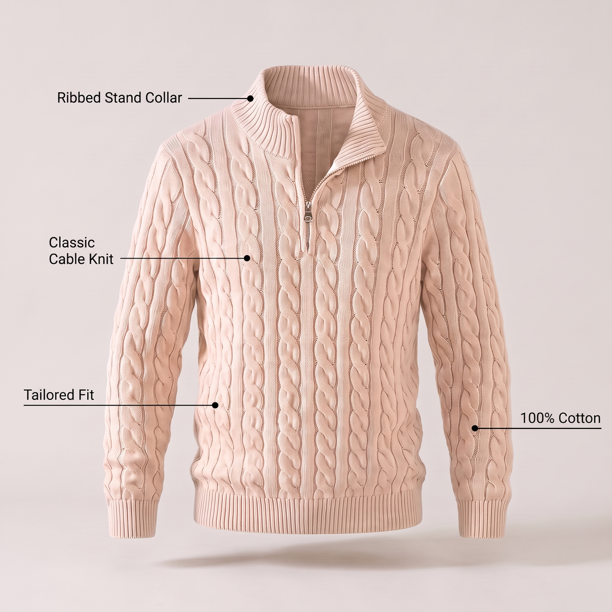 Premium Cable Knit Comfort Jumper
