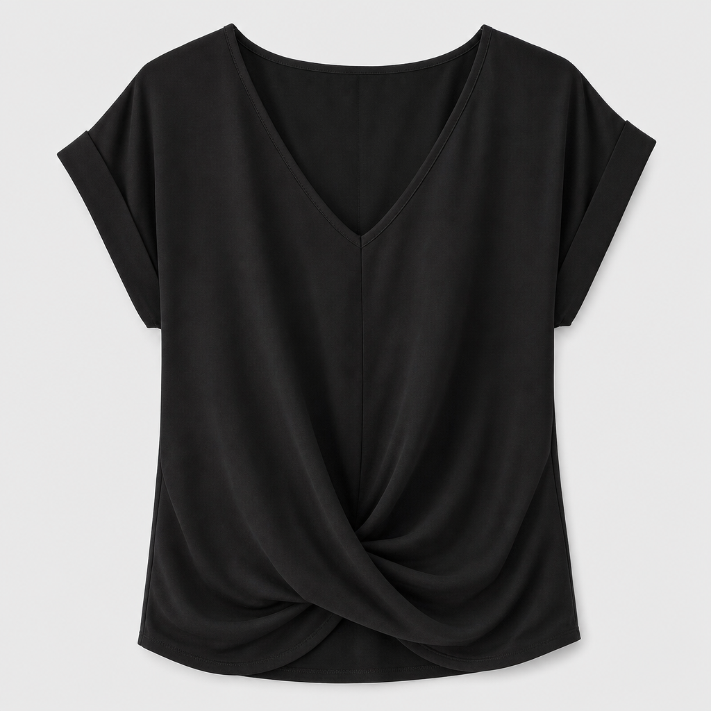 Talia Everyday Sweetheart Top - Black