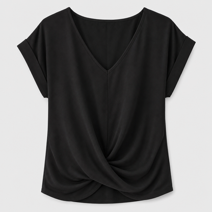 Talia Everyday Sweetheart Top - Black