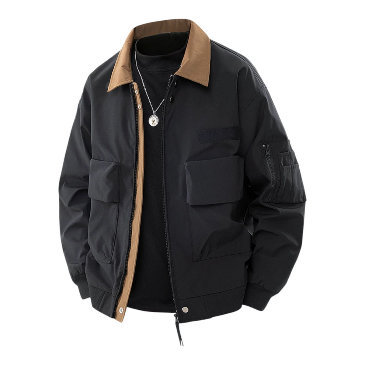 Tanner Bomber Jacket - Black