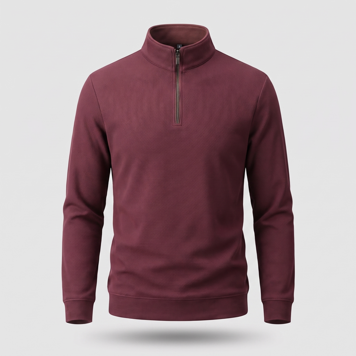 Tavren Quarter-Zip Pullover - Burgundy
