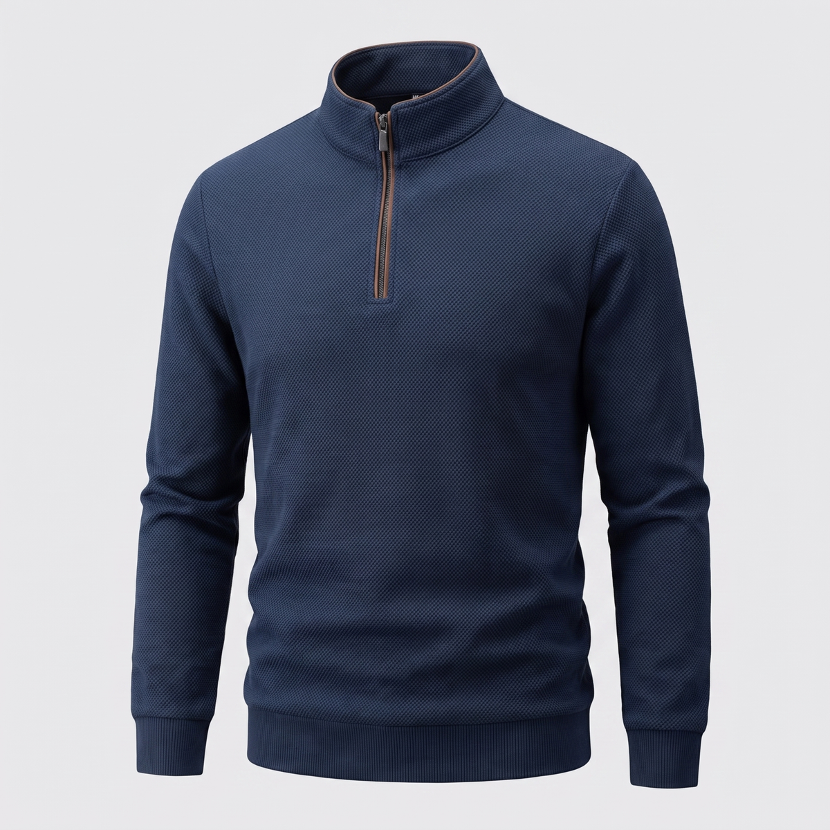 Tavren Quarter-Zip Pullover - Navy Blue