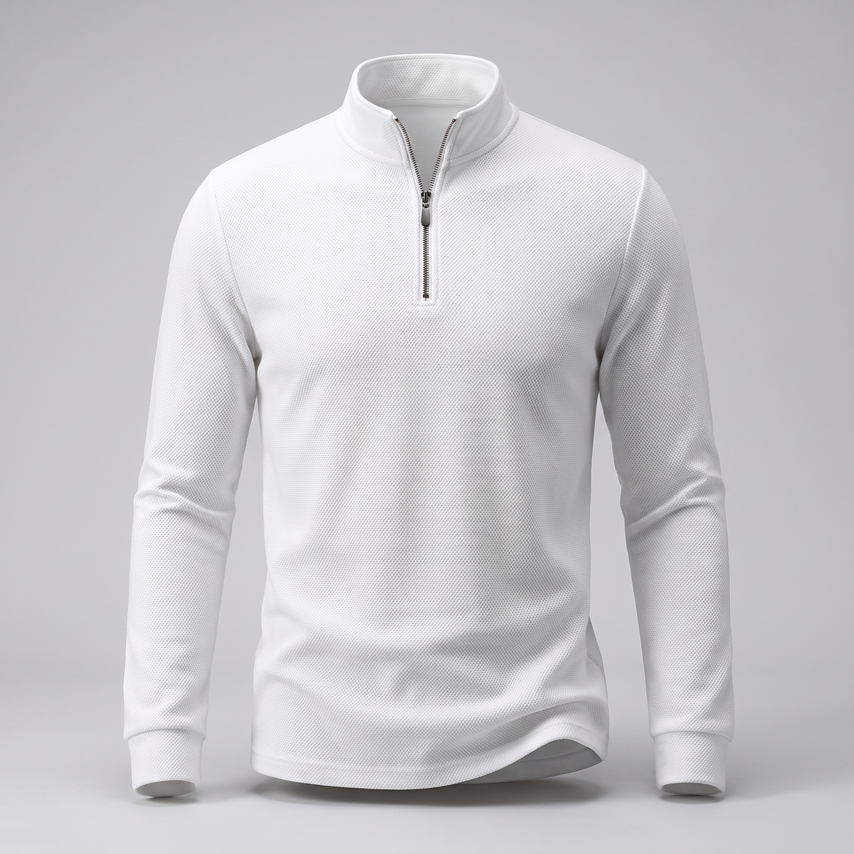 Tavren Quarter-Zip Pullover - White