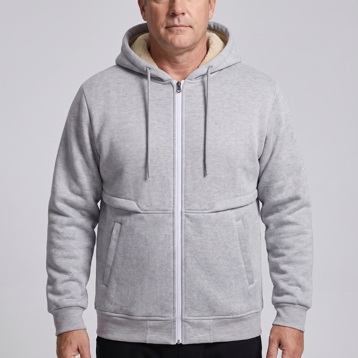 Teddy Lined Zip Jacket