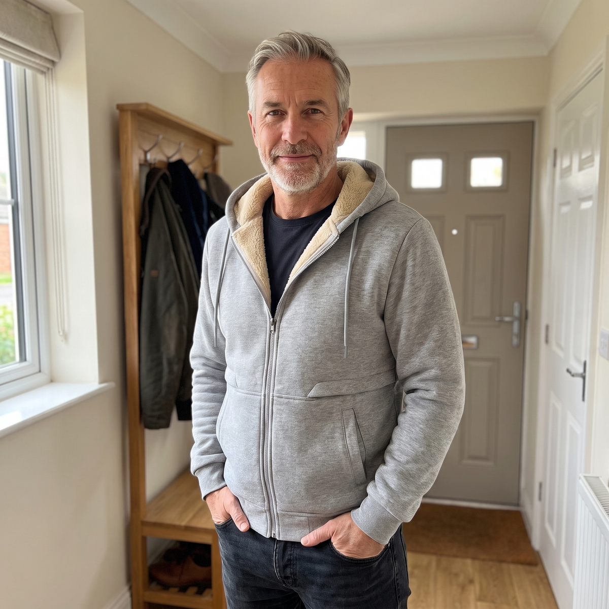 Teddy Lined Zip Jacket