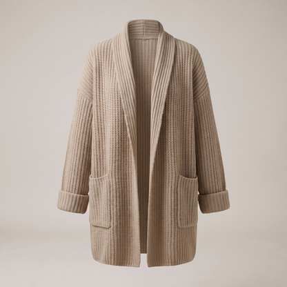 Thalira Wool Cardigan - Camel