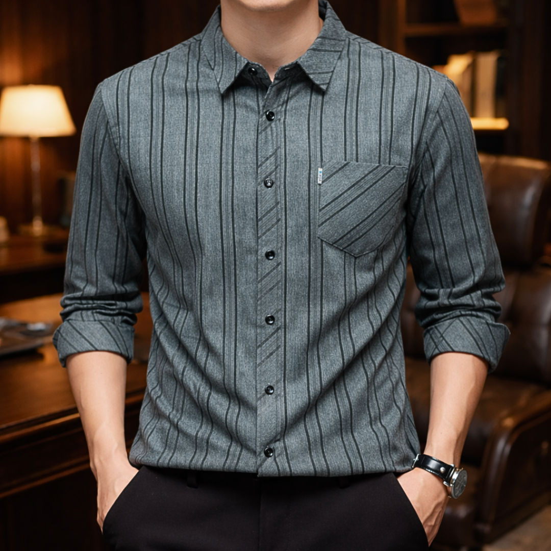 Theo Plaid Button Shirt - Green