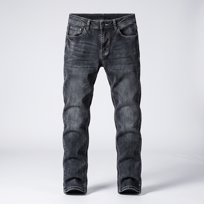 Theo Stretch Denim Jeans - Black