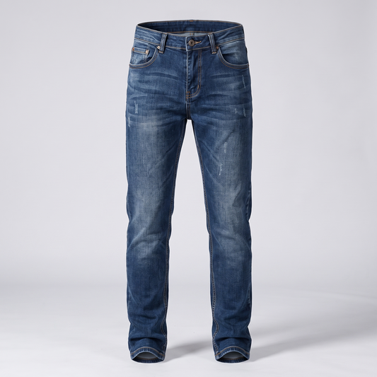 Theo Stretch Denim Jeans - Navy blue