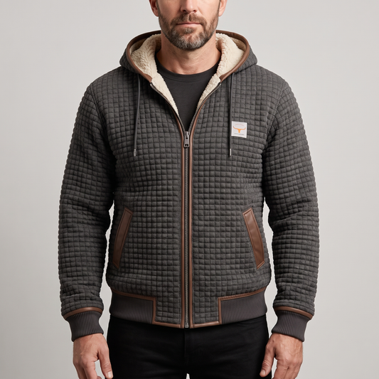 Warm Waffle Fleece Jacket