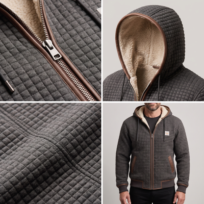Warm Waffle Fleece Jacket