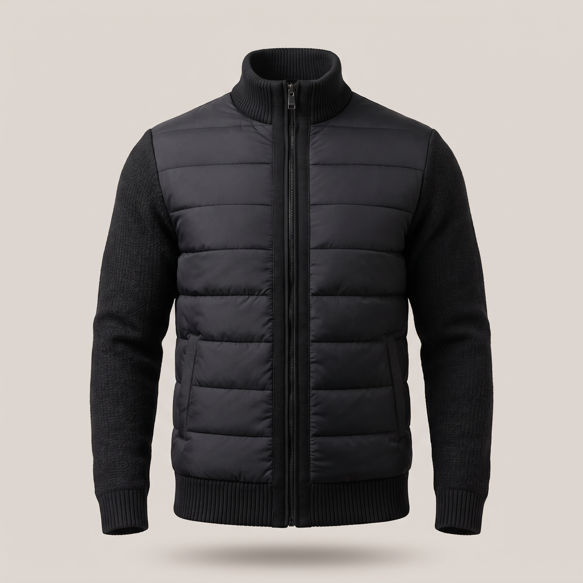 Thornton Warm Puffer Jacket - Black