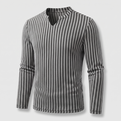 Timeless Everyday Knit Jumper - Black and White