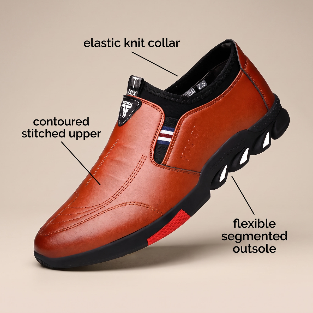 Timeless Leather-Look Formal Shoes