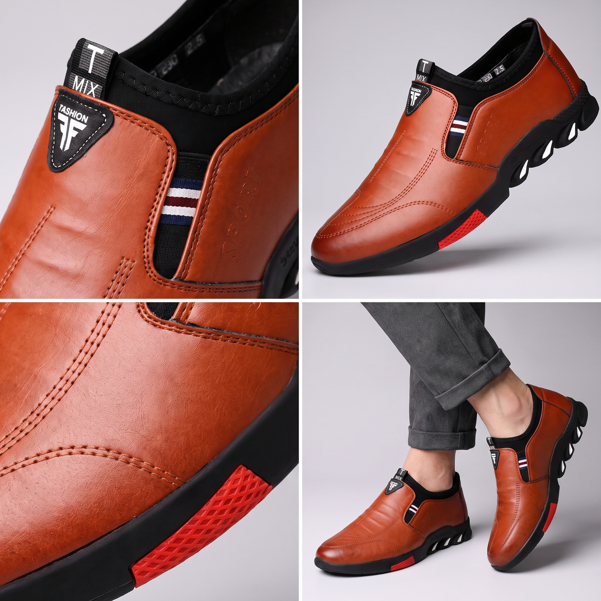 Timeless Leather-Look Formal Shoes