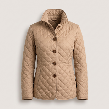 Timeless Quilted Comfort Jacket - Khaki