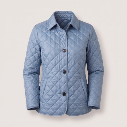 Timeless Quilted Comfort Jacket - Light Blue
