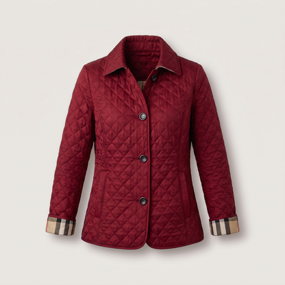 Timeless Quilted Comfort Jacket - Red