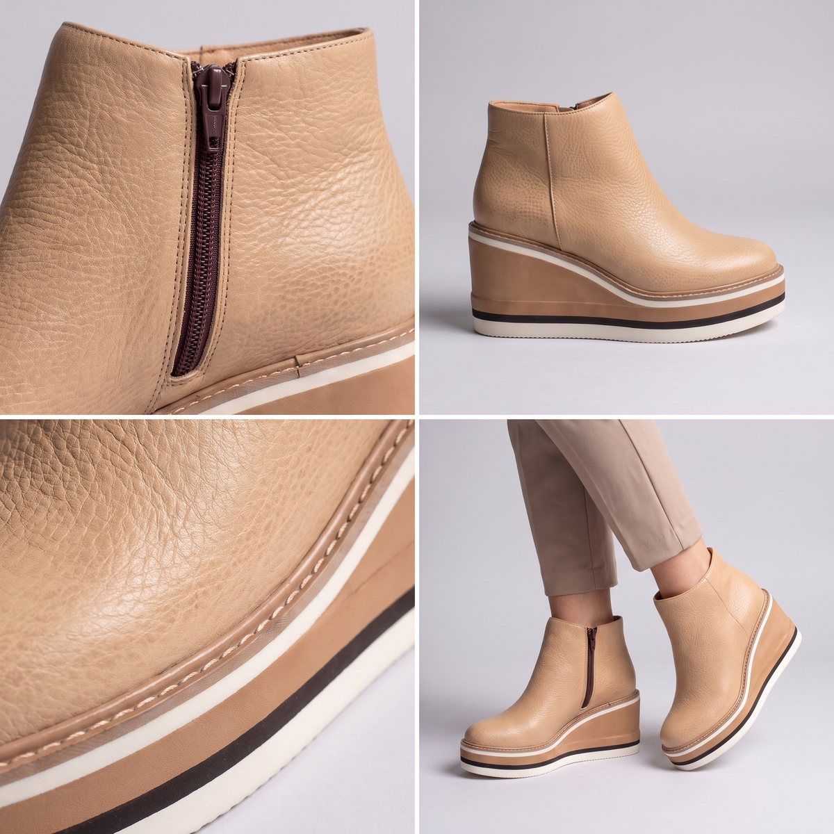 Timeless Wedge Ankle Boots