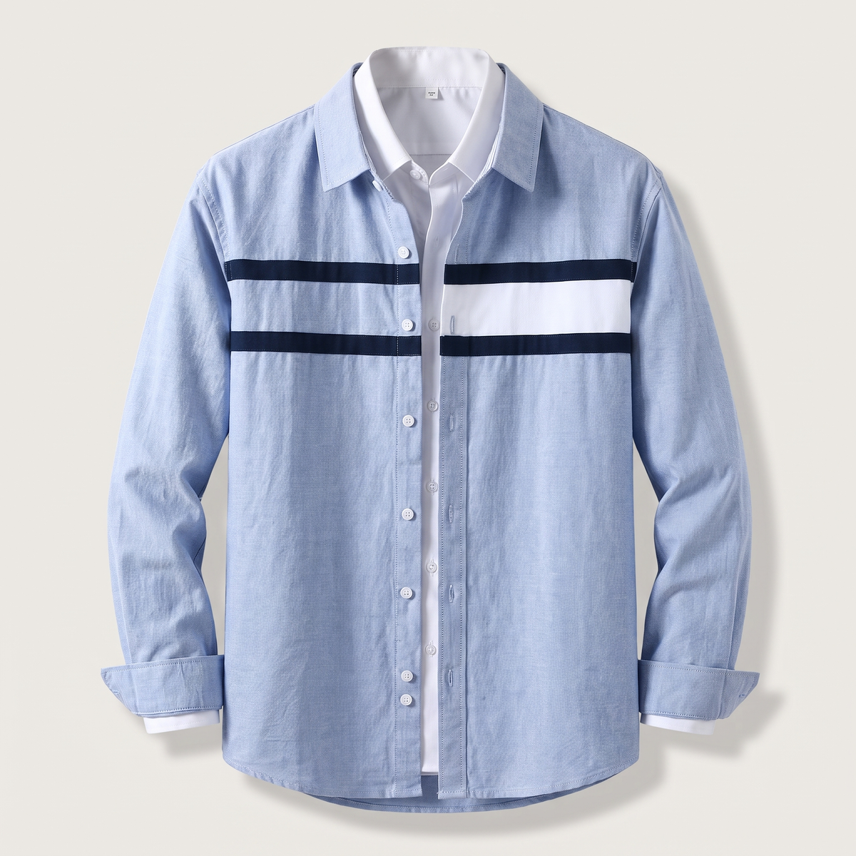 Tommy Panel Shirt - Blue