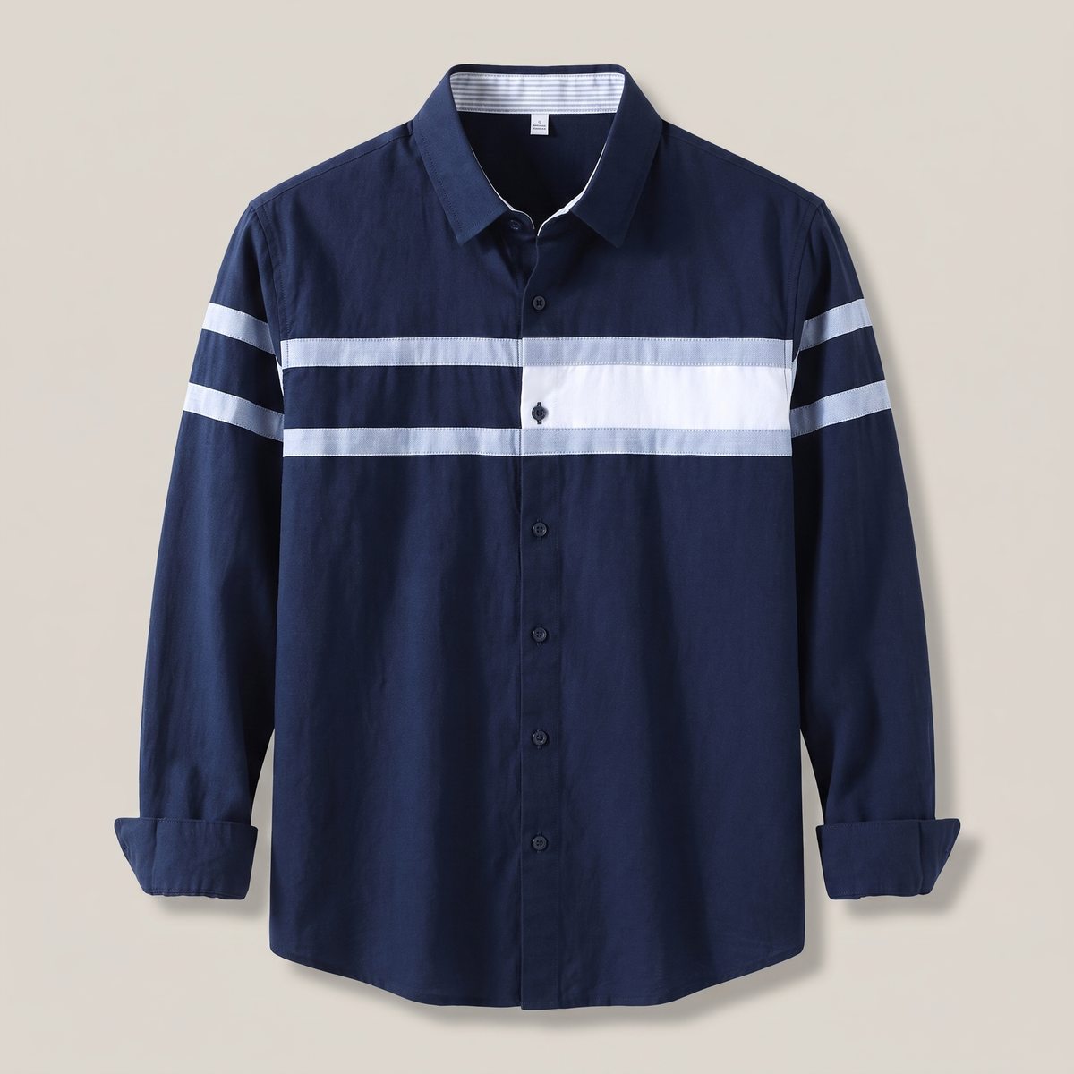 Tommy Panel Shirt - Navy