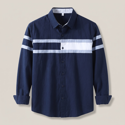 Tommy Panel Shirt - Navy