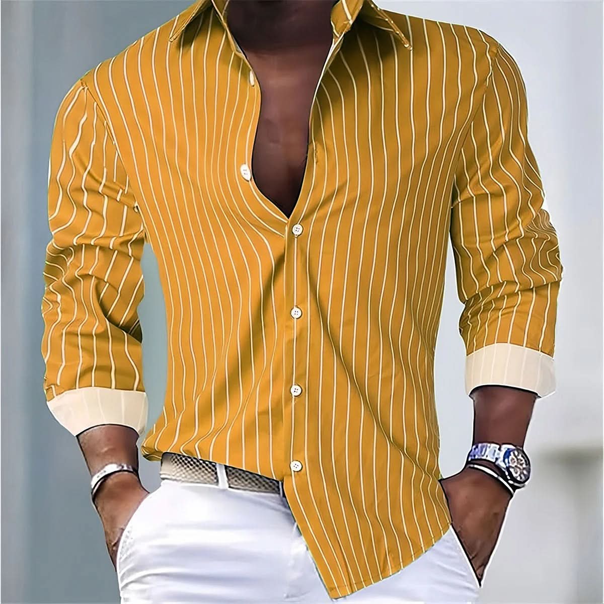 Torrington Long Sleeve Shirt - Yellow