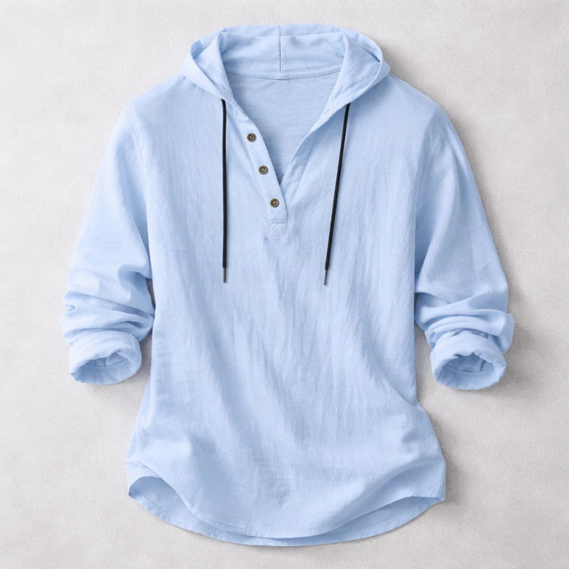 Trevain Comfort Hoodie Shirt - Blue