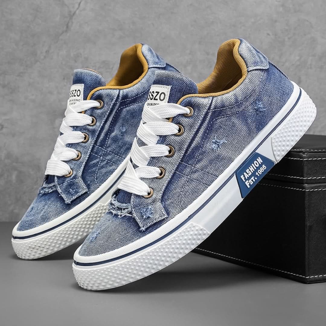 Urban Denim Sneakers - Blue